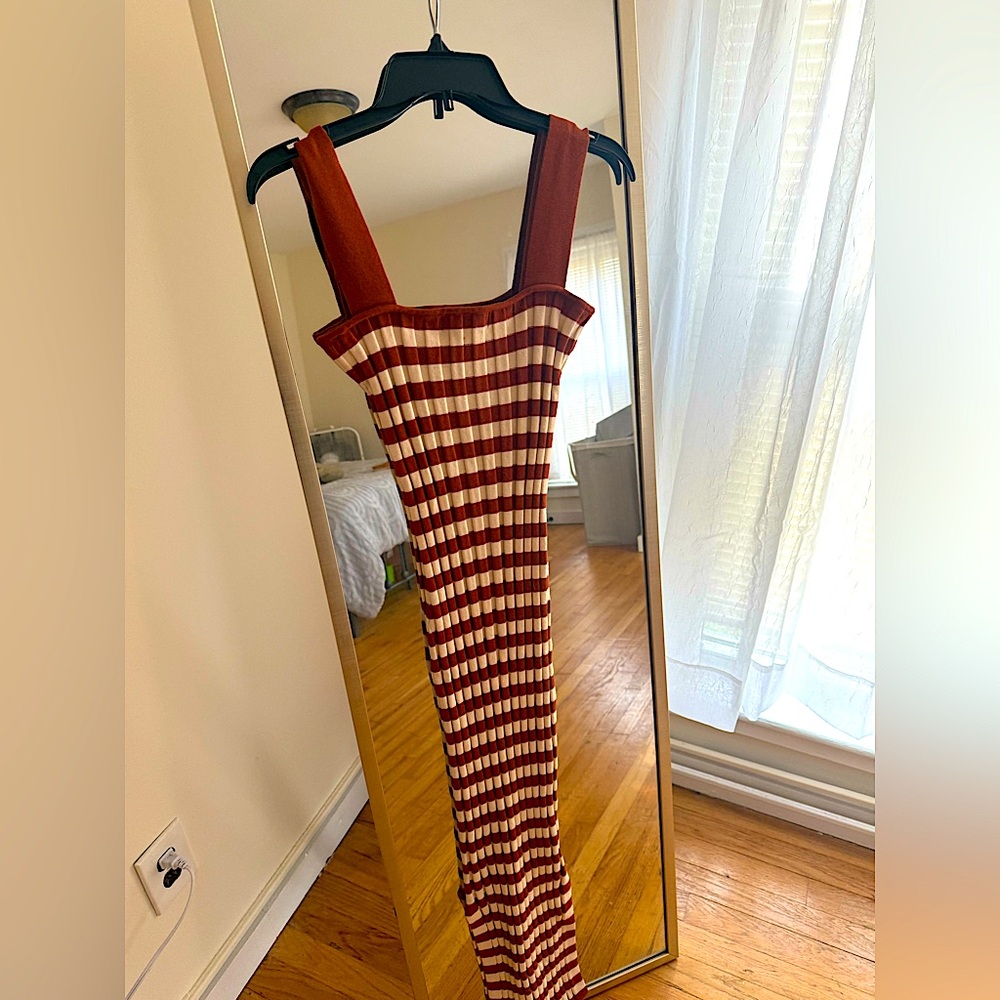 Petal & Pup bodycon knit dress with side slits size M
